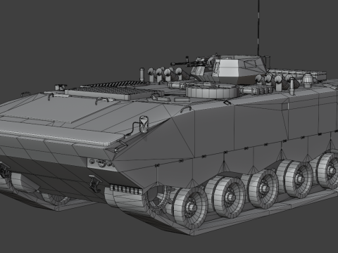 ZSD-89A APC Modello 3D
