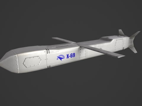X-69 Cruise Missile Modèle 3D