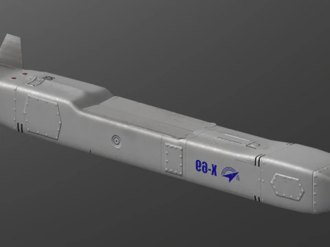 X-69 Cruise Missile 3D Model