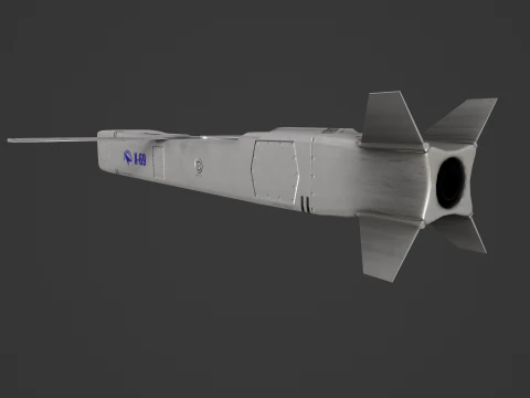 X-69 Cruise Missile 3D Model