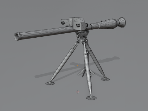 Breda Folgore 80 ATGM Italy 3D-Modell