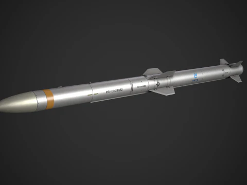 पीएल-15 एए मिसाइल 3D मॉडल