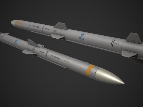 PL-15 AA Missile 3D 모델