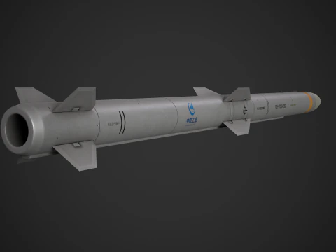 PL-15 AA Missile 3D Model
