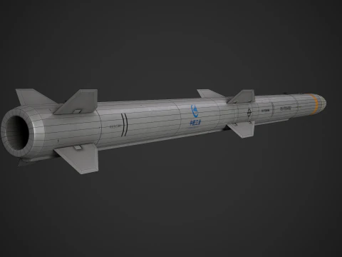 PL-15 AA Missile 3D Model