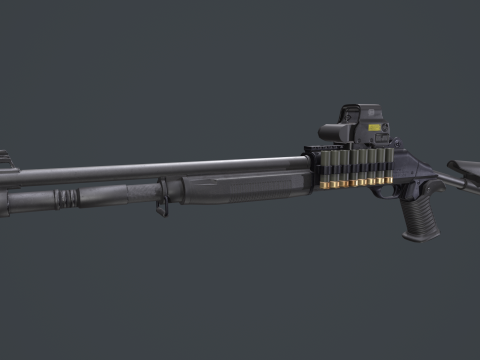 Benelli m4 super 90 3D Model