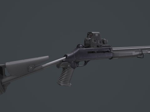 Benelli m4 super 90 3D 模型