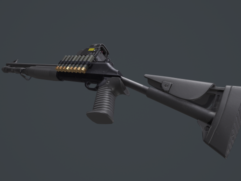 Benelli m4 super 90 3D 模型