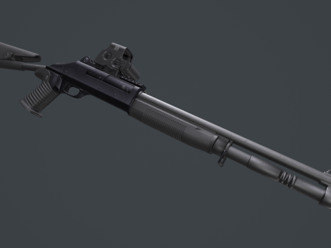 Benelli m4 super 90 3D 模型