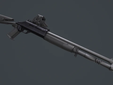 benelli m4 super 90 Modelo 3D