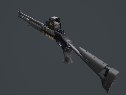 Benelli m4 super 90 3D 模型