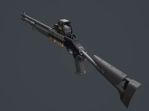 benelli m4 super 90 Modelo 3D
