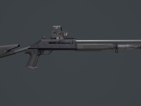Benelli m4 super 90 3D 模型