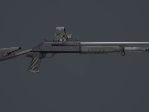 benelli m4 super 90 Modelo 3D