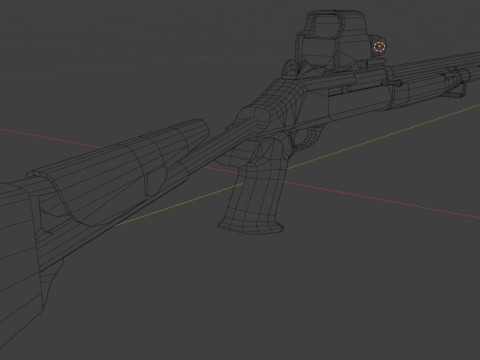 Benelli m4 super 90 3D 模型