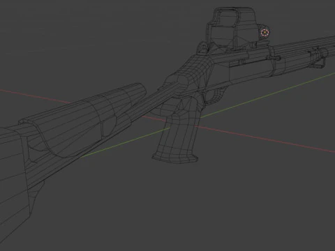 benelli m4 super 90 Modelo 3D