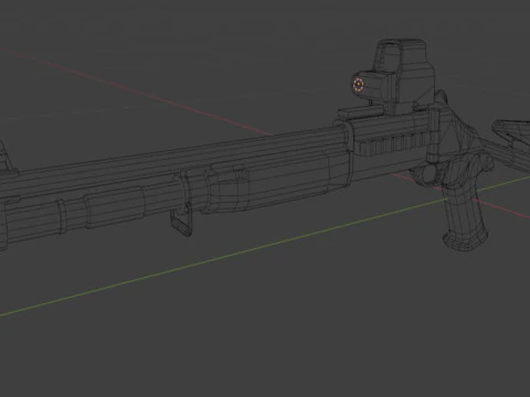 benelli m4 super 90 Modelo 3D