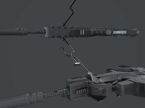 FAMAS G2 Valoris Eotech 552 Scope 3D Model