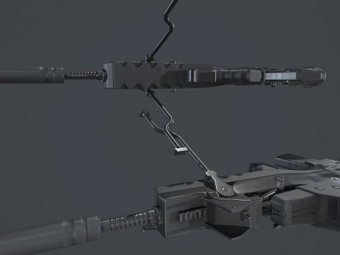 FAMAS G2 Valoris Eotech 552 Scope 3D Model