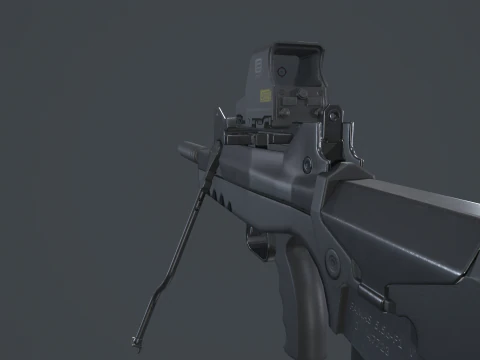 FAMAS G2 Valoris Eotech 552 Scope 3D Model