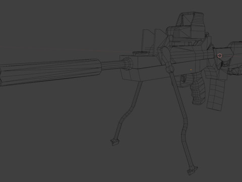 FAMAS G2 Valoris Eotech 552 Scope 3D Model