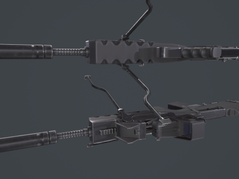 FAMAS G2 Valoris Eotech 552 Scope 3D Model