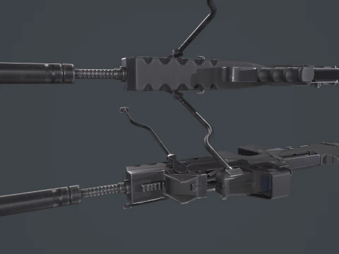 FAMAS G2 Valoris Eotech 552 Scope 3D Model