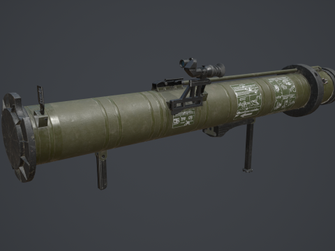 RPG-28 klyukva Model 3D