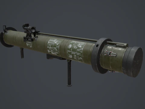 RPG-28 klyukva Modelo 3D