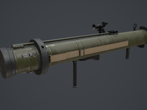 RPG-28 klyukva 3D-Modell