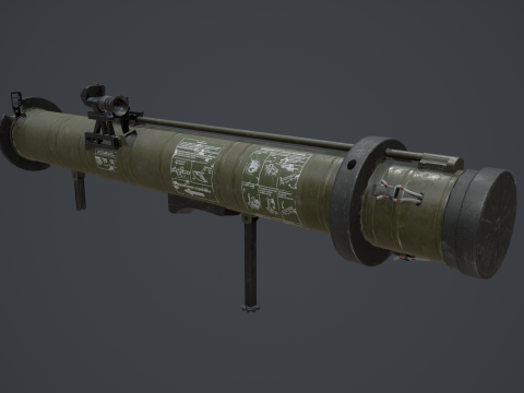 RPG-28 klyukva 3D-Modell