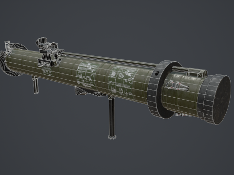 RPG-28 klyukva 3D-Modell
