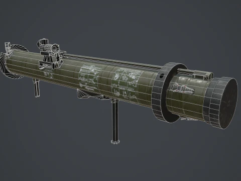 RPG-28 klyukva Modelo 3D