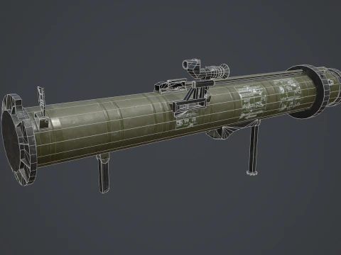 RPG-28 klyukva Modelo 3D