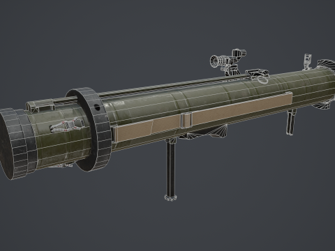 RPG-28 klyukva 3D-Modell