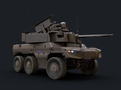EBRC Jaguar Modelo 3D