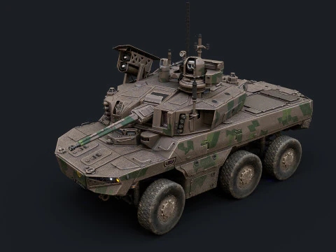 EBRC Jaguar Modelo 3D