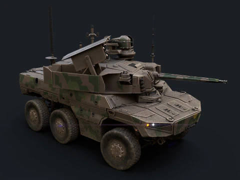 EBRC Jaguar Modelo 3D