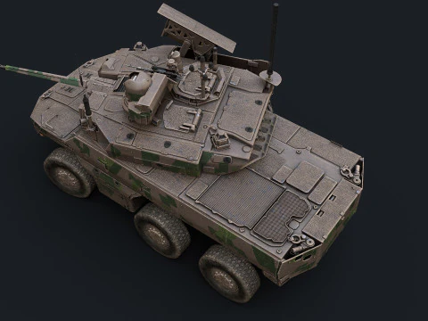 EBRC Jaguar Modelo 3D