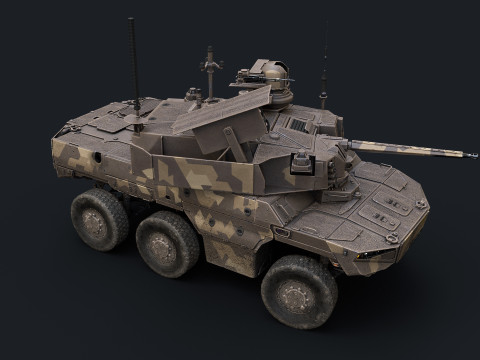 EBRC Jaguar Modelo 3D