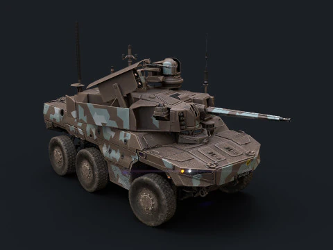 EBRC Jaguar Modelo 3D