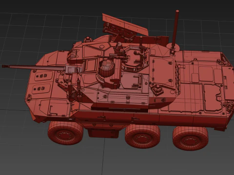 EBRC Jaguar Modelo 3D