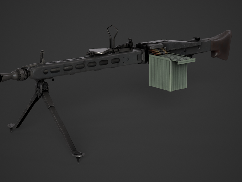 Mg-3 beretta mg42-52 3D Модель