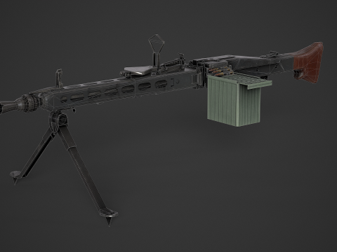 Mg-3 beretta mg42-52 3D 모델