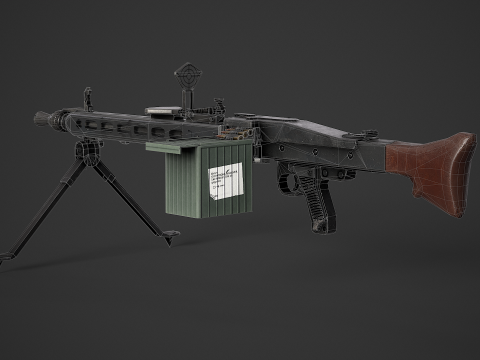 Mg-3 beretta mg42-52 3D 모델
