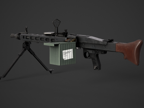 Mg-3 beretta mg42-52 3D 모델