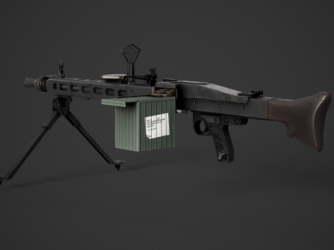 Mg-3 beretta mg42-52 3D 모델