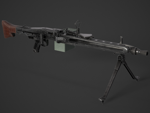 Mg-3 beretta mg42-52 3D 모델