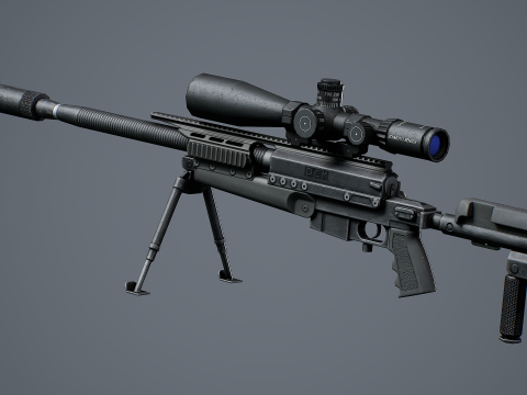 PGM Ultima Ratio Modelo 3D