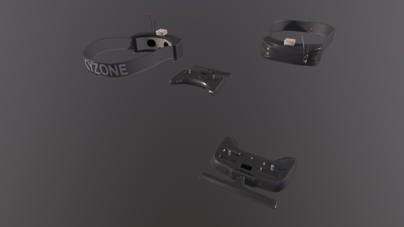 Skyzone SKY04X Pro - TBS Tango 2 Pro V4 foto Controller 3D Modell .c4d .max .obj .3ds .fbx .stl .blend 